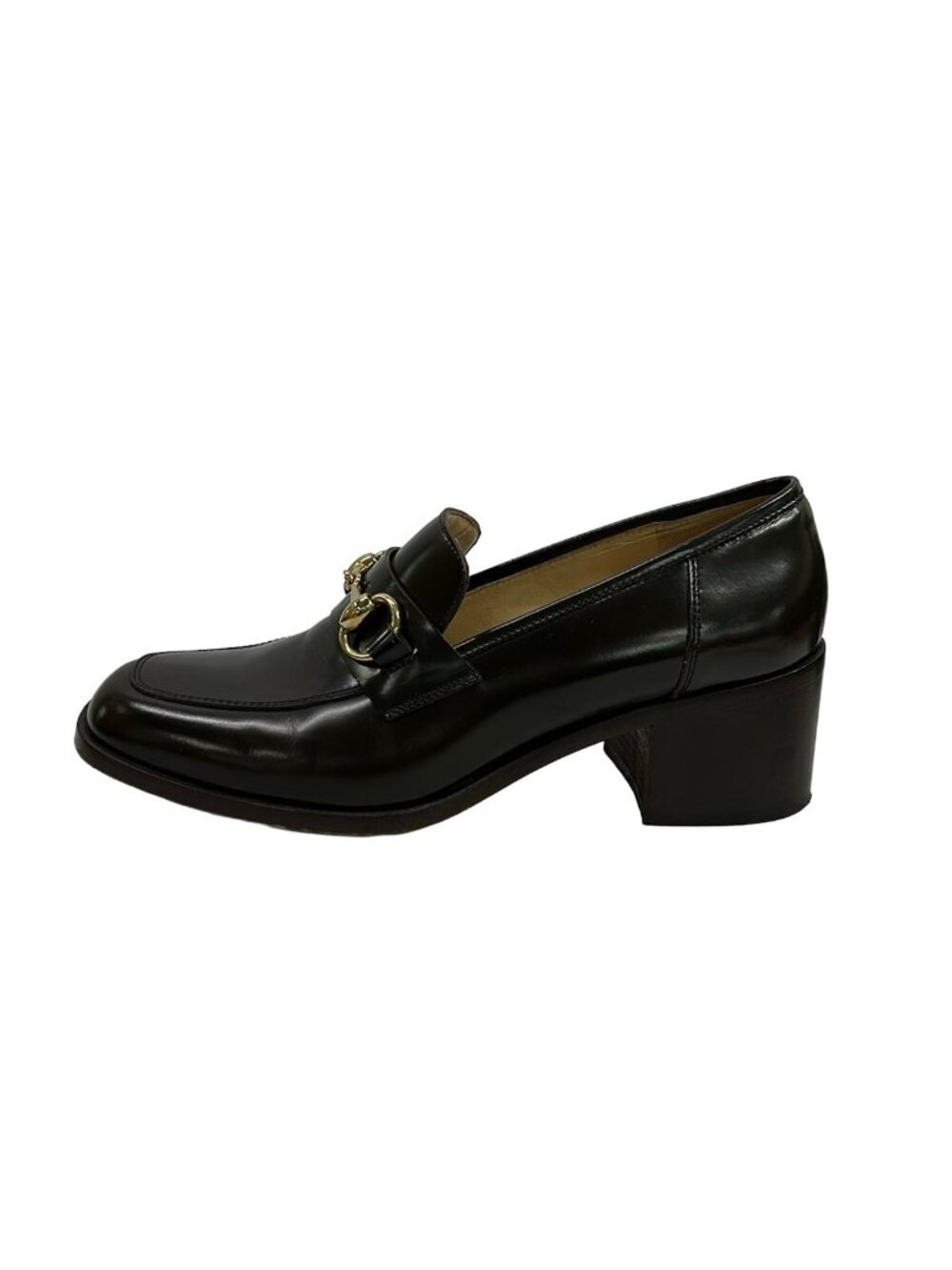 Gucci Loafers Horsebit Dark Brown Leather